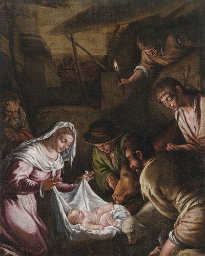 Adoration des bergers - Francesco Bassano the Younger